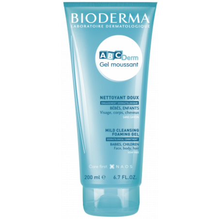 BIODERMA ABCDERM gel moussant | 200 ml