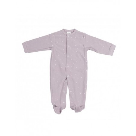 BIMBIDREAMS Pyjama nouveau-né T. 1-3 happy days lila