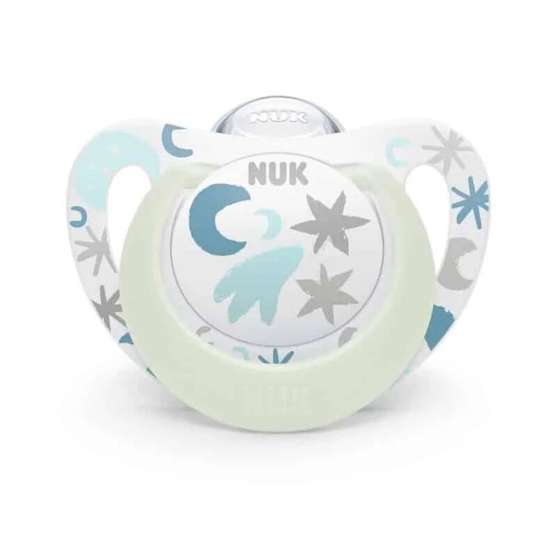 NUK Sucette Silicone Star Night 0-6mois