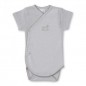 BIMBIPIRULOS  Body manches courtes taille 3 mois dots gris