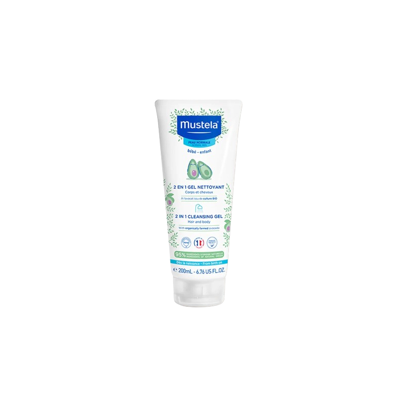 MUSTELA gel nettoyant 2en1 | 200 ml