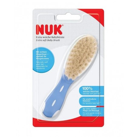 NUK Brosse Poils Naturels - Bleu