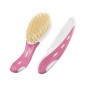 NUK Brosse à cheveux bébé avec peigne - rose