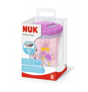 NUK Evolution Action Cup 230ml12M+ - Mauve