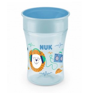 Nuk Tasse Magic Cup 360° 8 mois+ Lion - Bleu