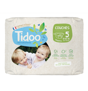 TIDOO Taille 5 (12-25kg) couches | 22 u