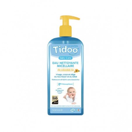 TIDOO BABY CARE eau micellaire au Calendula BIO | 500 ml