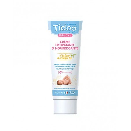 TIDOO BABY CARE crème hydratante nourrissante à la fleur d’oranger | 100 ml