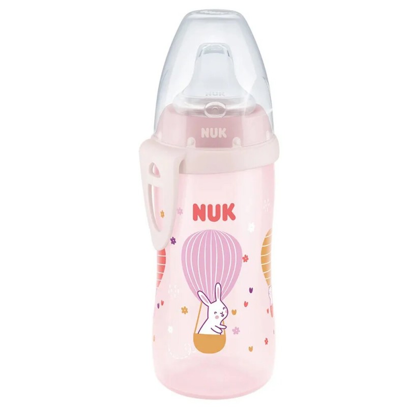 NUK Active cup embout silicone 300ml 12m+ - Rose