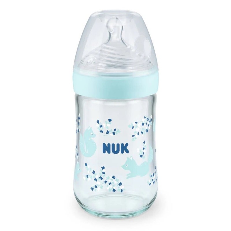 NUK Biberon En Verre Nature Sens 240ml