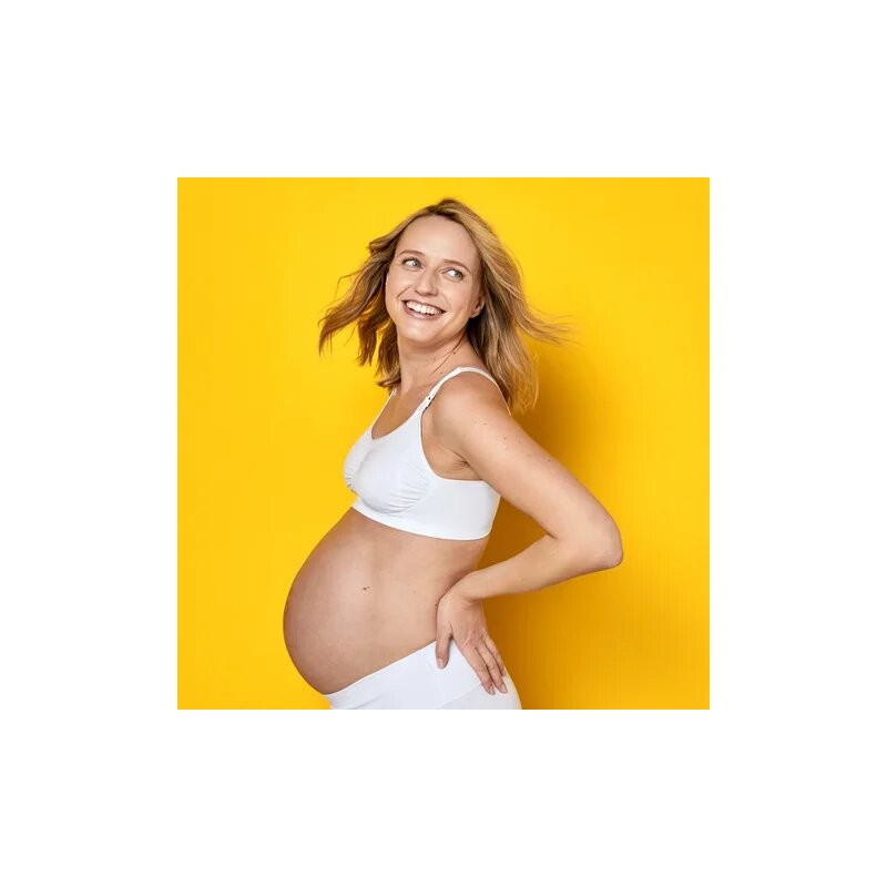 MEDELA Soutien-gorge de grossesse et d’allaitement respirant Keep Cool™  taille L blanc