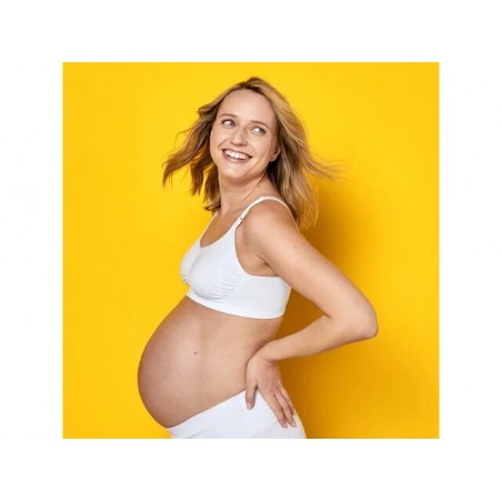 MEDELA Soutien-gorge de grossesse et d’allaitement respirant Keep Cool™  taille L blanc