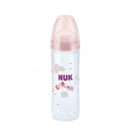 NUK 6-18m Biberons  PP AVEC TÉTINE EN SILICONE 250 ML