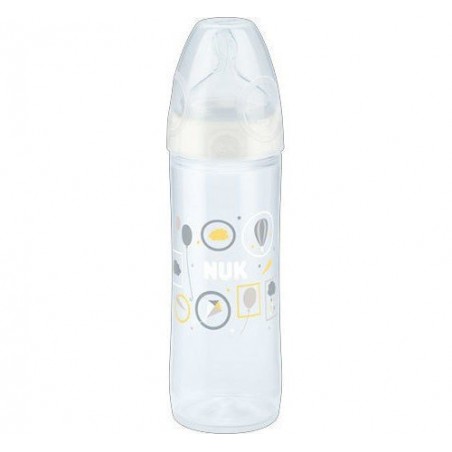 NUK 6-18m Biberons  PP AVEC TÉTINE EN SILICONE 250 ML