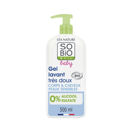 SO'BIO ETIC BABY gel lavant très doux | 500 ml