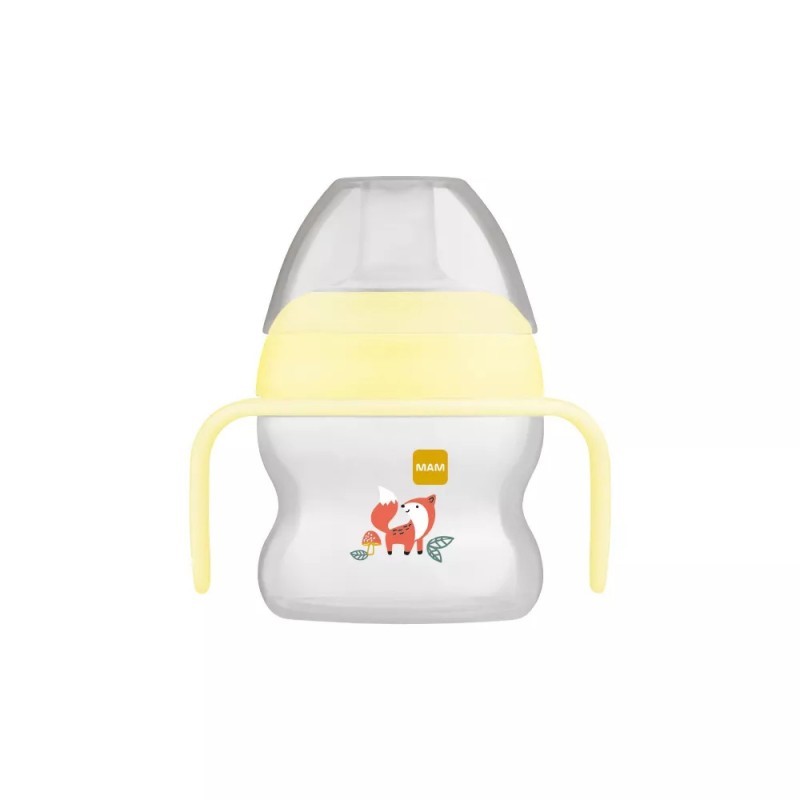 MAM tasse d'apprentissage +4 mois jaune 150ml