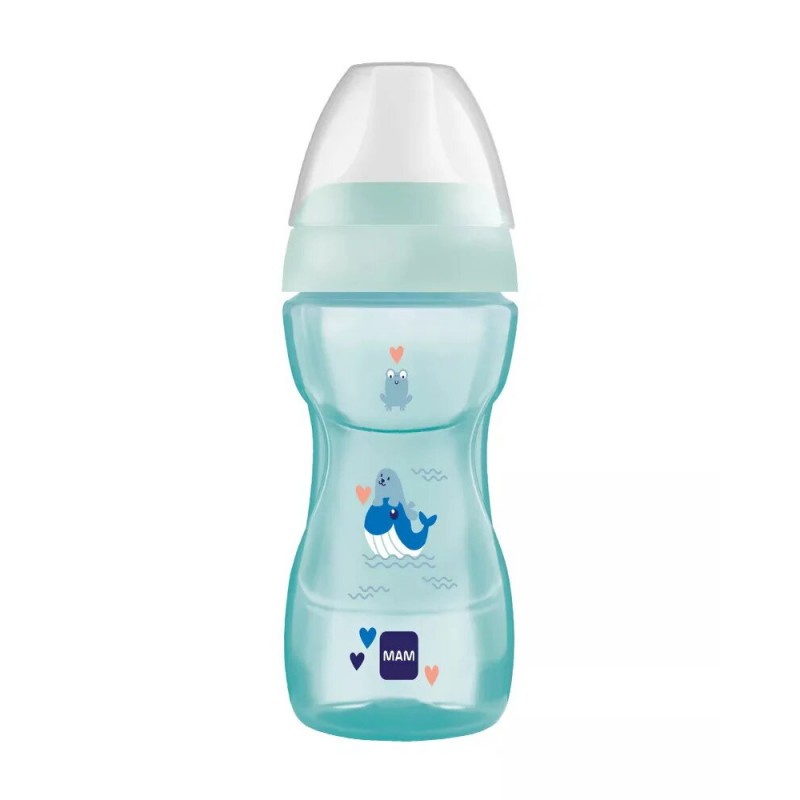 MAM Tasse Fun to Drink 270ml-Bleu