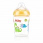 NUBY biberon en polycarbonate imprimé avec  tétine SoftFlex 270ml + 0 mois  JAUNE