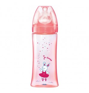 DODIE biberon initiation+ Rose Danse +6M | 330 ml