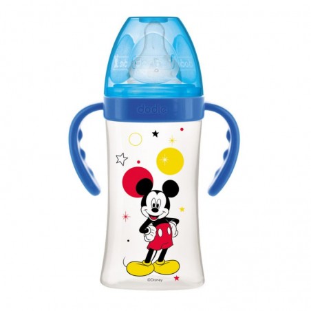 DODIE biberon initiation+ Anses Mickey Bleu +6M | 270 ml