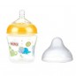 NUBY biberon en polycarbonate imprimé avec tétine SoftFlex 180ml + 0 mois