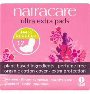 NATRACARE Ultra Extra Pads Normal boite 12