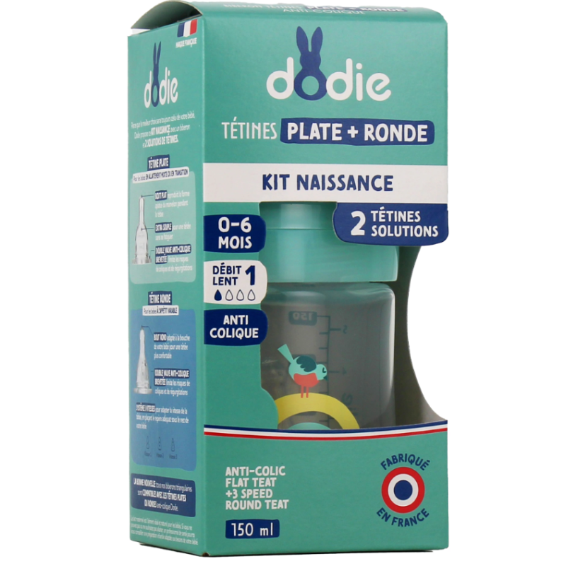 DODIE biberon Sensation+ Cache Cache 0-6M | 150 ml