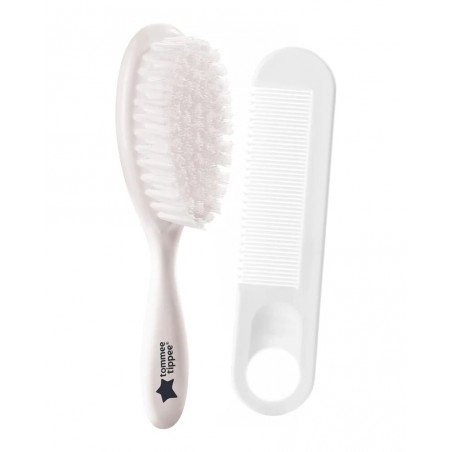 TOMMEE TIPPEE Ensemble Brosse et Peigne - Blanc