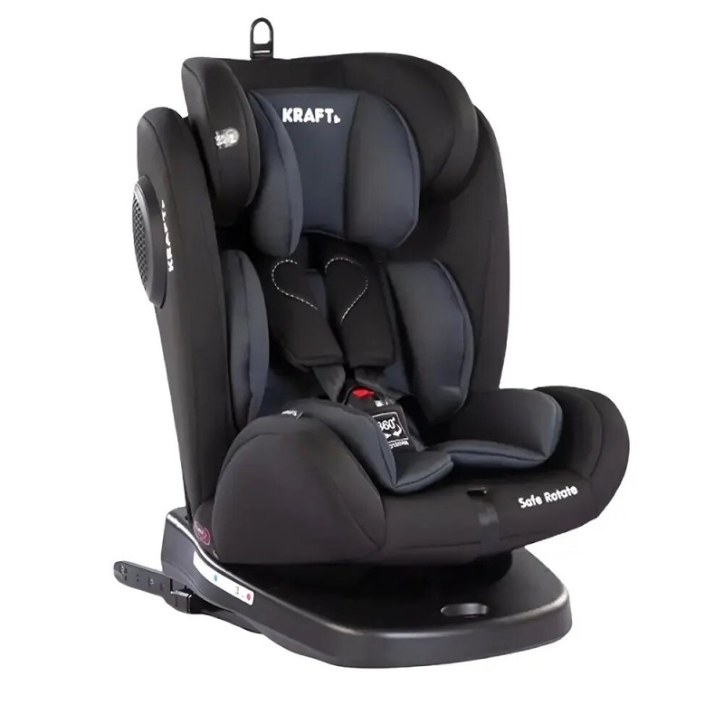 KRAFT Siege Auto Isofix Rotatif (9-36kg) - Noir