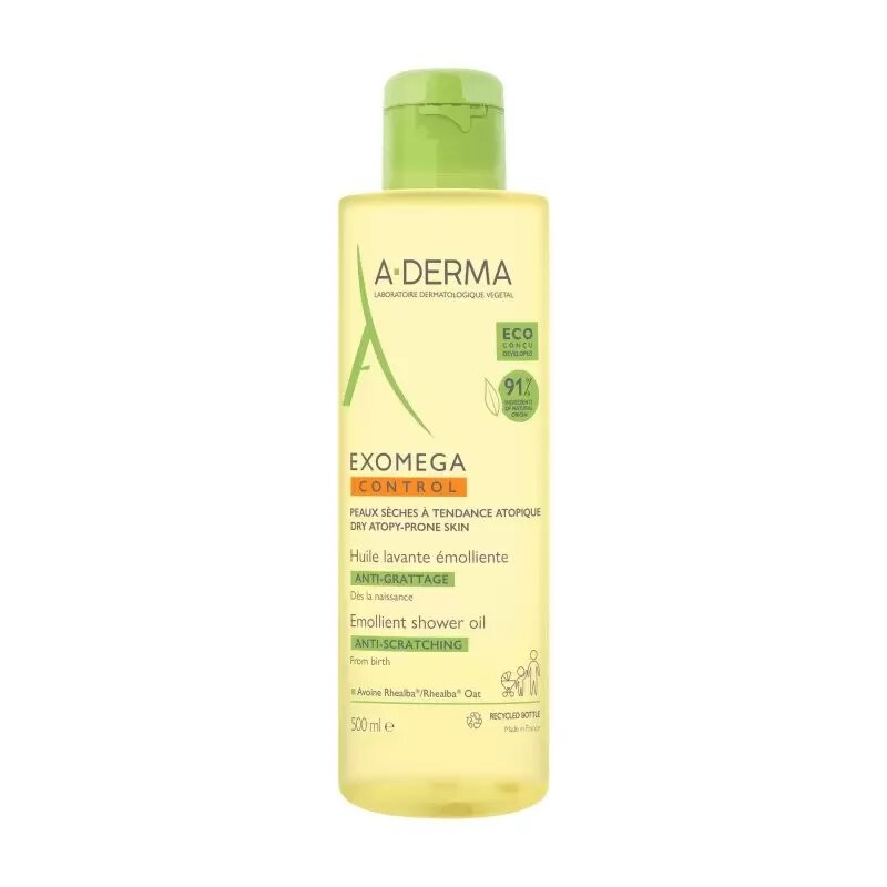 ADERMA EXOMEGA CONTROL Huile Lavante Émolliente | 500 Ml