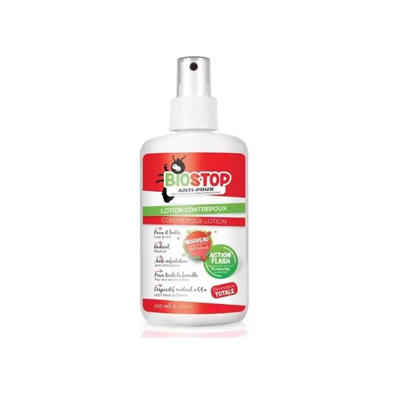 BIOSTOP CONTREPOUX Lotion 100 Ml