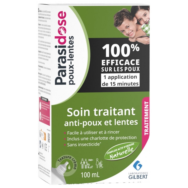 PARASIDOSE SOIN TRAITANT ANTI-POUX +3MOIS 100ML