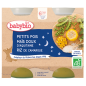 Babybio Petits Pois Maïs Doux d’Aquitaine Riz de Camargue | 2x200g