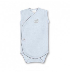 BIMBIDREAMS Body croisé S/M 1M pois BLEU