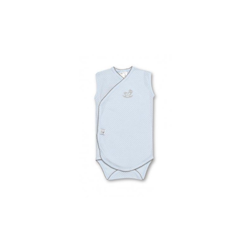 BIMBIDREAMS Body croisé S/M 1M pois BLEU