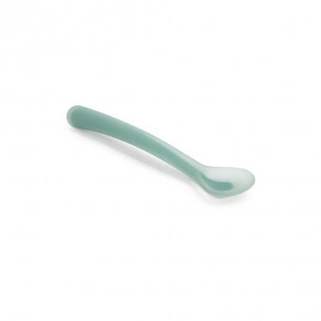 Suavinex Cuillère en silicone vert 4m+