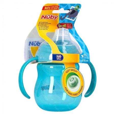 NUBY GOBELET ANTI-GOUTTE A BEC SIMPLE 270ML