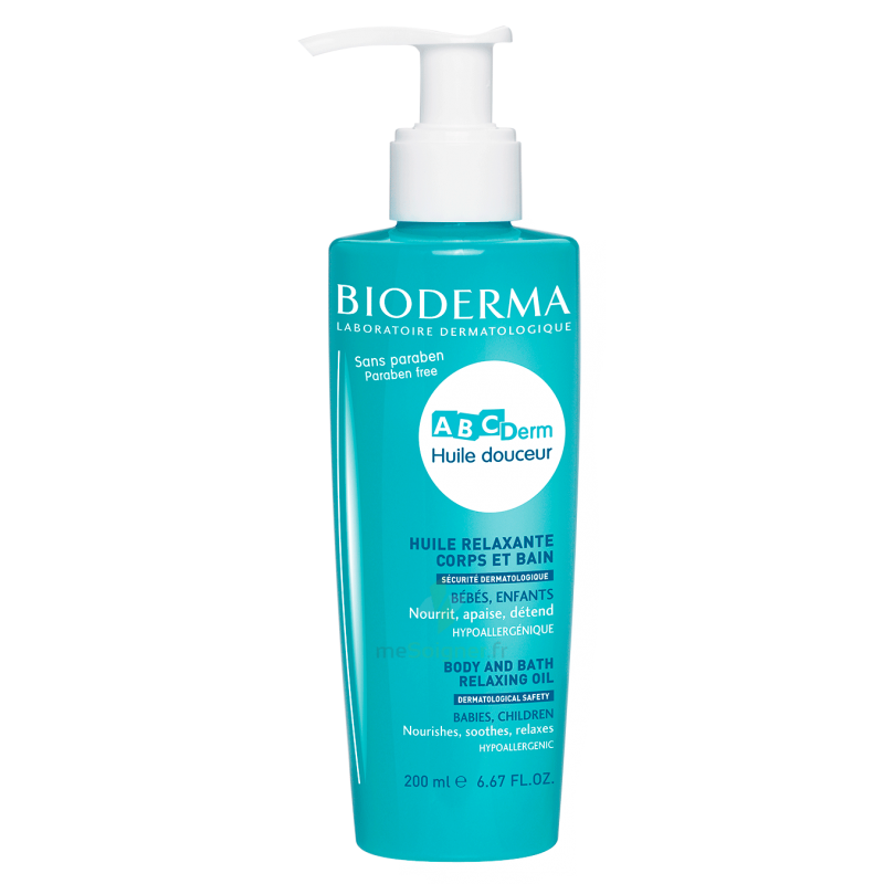 BIODERMA ABCDERM HUILE RELAXANTE 200ML