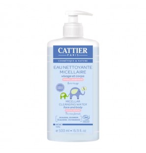 CATTIER BEBE EAU NETTOYANTE MICELLAIRE VISAGE ET CORPS