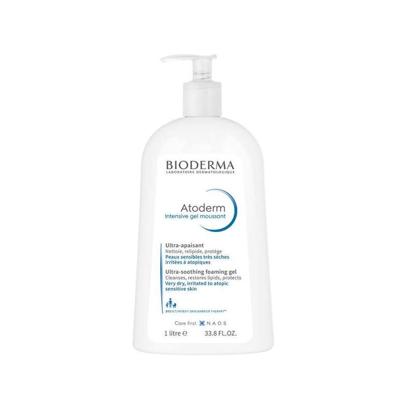 BIODERMA ATODERM INTENSIVE GEL MOUSSANT NETTOYANT SURGRAS 1L