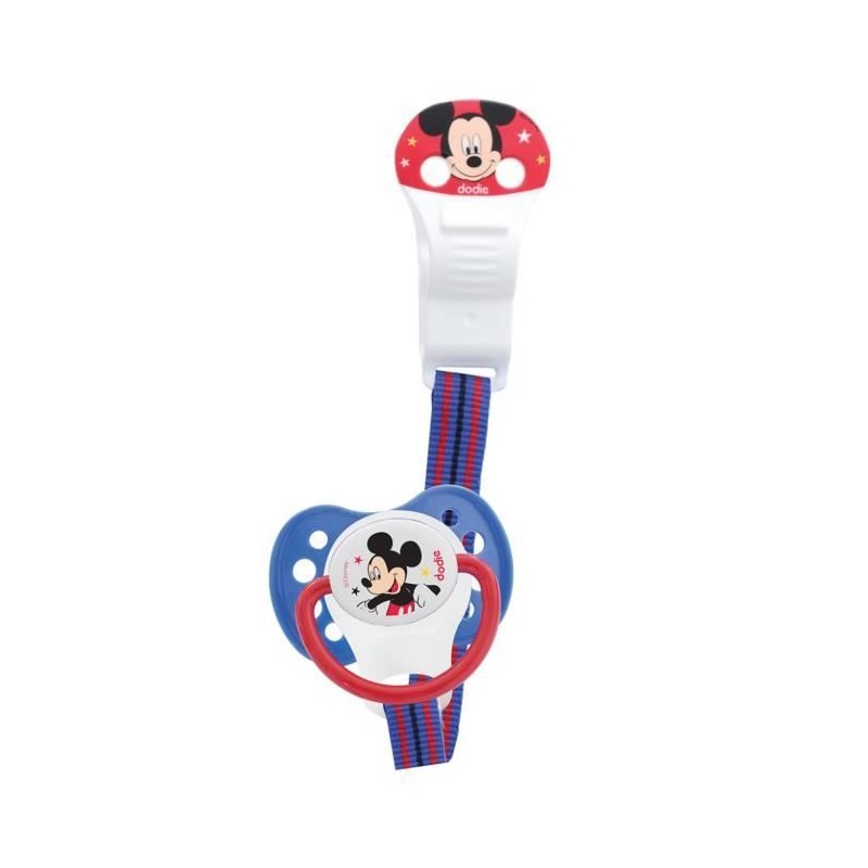 DODIE ATTACHE SUCETTE RUBAN MICKEY