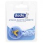 DODIE ATTACHE SUCETTE CHAINETTE ROSE BLEU TRANSPARENTE