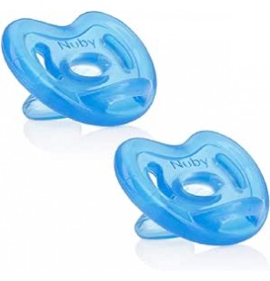 NUBY SUCETTES SILICONE NATURAL FLEX ORTHODONTIQUE 6-36MOIS B2