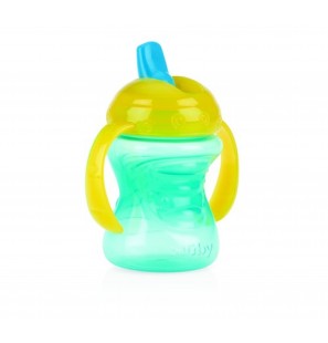 NUBY GOBELET A DEBIT LIBRE +9MOIS 240ML