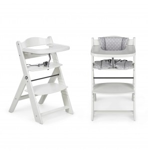 MS Innovations Chaise haute pour bébé  Gris