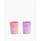 TWISTSHAKE LOT DE 2 TASSES ROSE