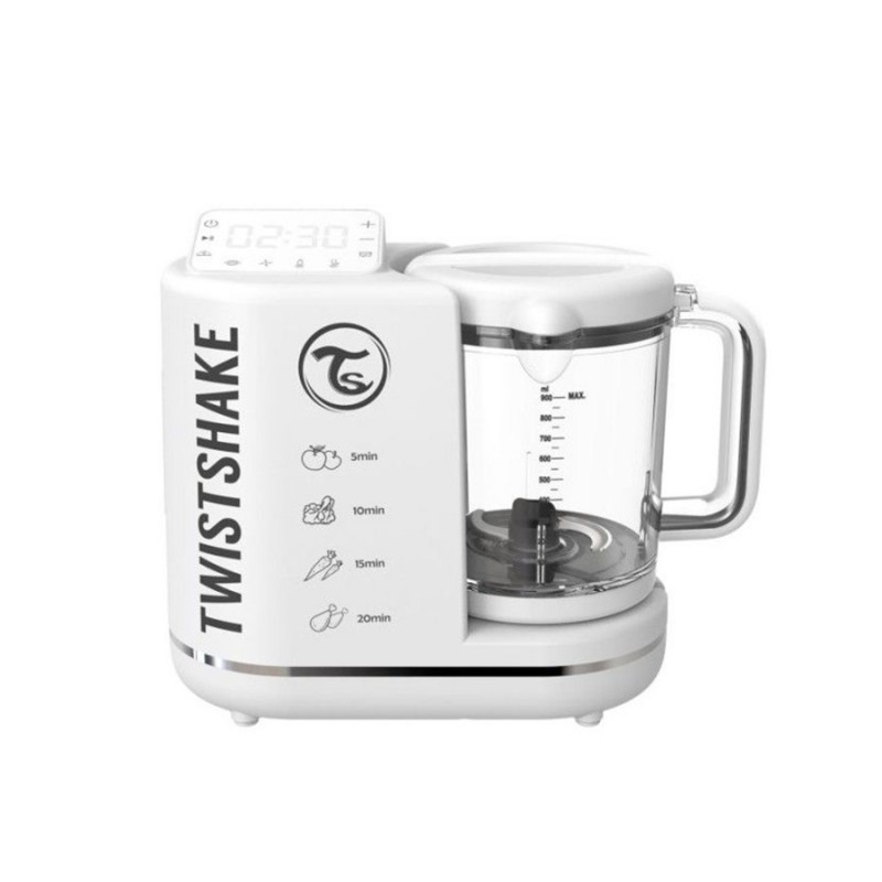 TWISTSHAKE Robot culinaire 6 en 1 blanc