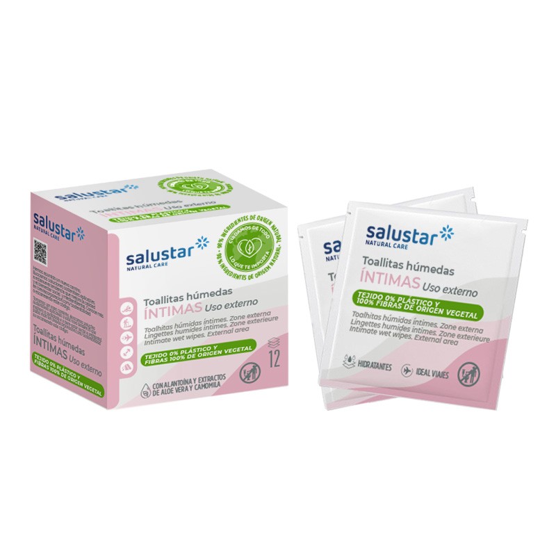 SALUSTAR LINGETTES HYGIENE INTIME UNIDOSE 12 UNITÉS