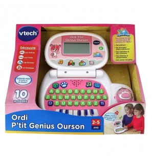 VTECH ORDI P’TIT GENIUS OURSON ROSE