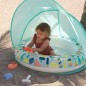 EUREKAKIDS Piscine Gonflable pour Bébé avec Parasol – Hello Summer